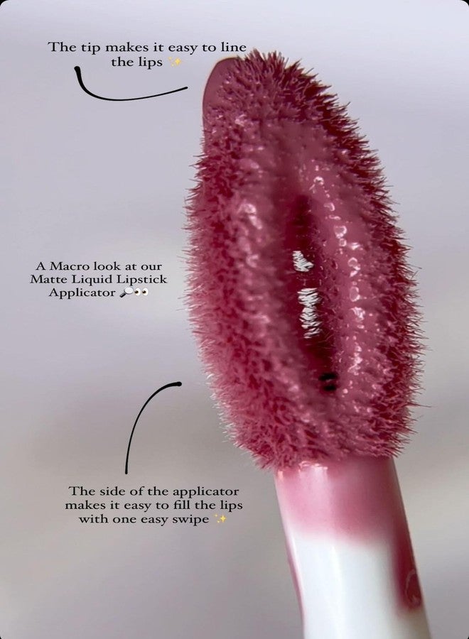 FARMASi Make Up Matte Liquid Lipstick, Long-Lasting and Ultra-comfortable, High-Impact, Lightweight, Organic, Pure Pigments 0.14 fl.oz (Sun Breeze) - Image 4